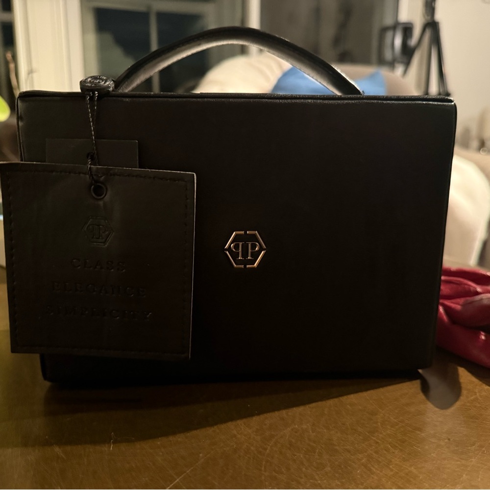 Philipp Plein Black Shoulder Bag